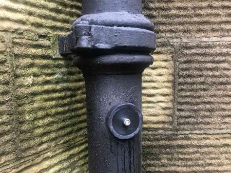 Blocked Drainpipe Access Capped